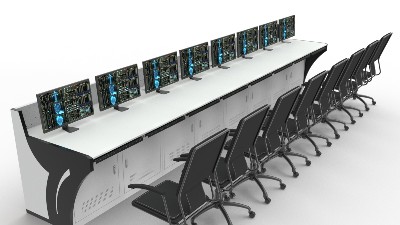 簡便操作、科技感十足的專業(yè)監(jiān)控操作臺是什么樣的?